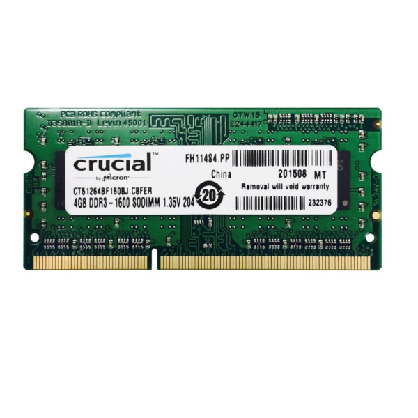 Sodimm Ddr3 4gb 1600 Box Crucial