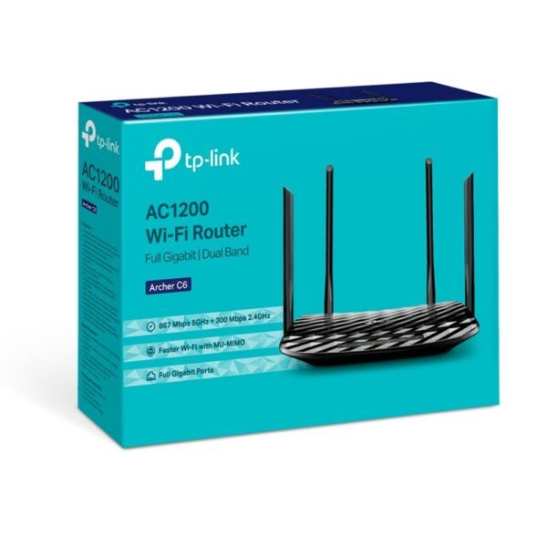 Router Tp Link Archer C6 Ac1200 Doble Banda - Imagen 3