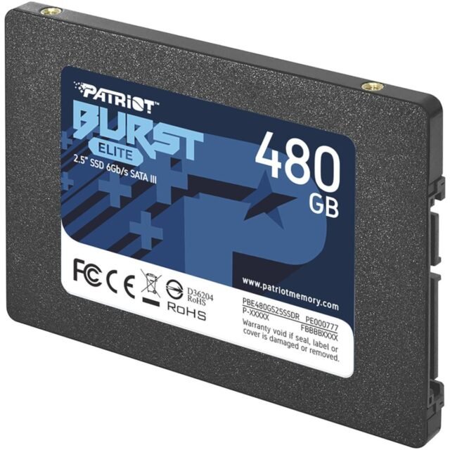 Ssd patriot burst 480gb pbu480gs25ssdr обзор