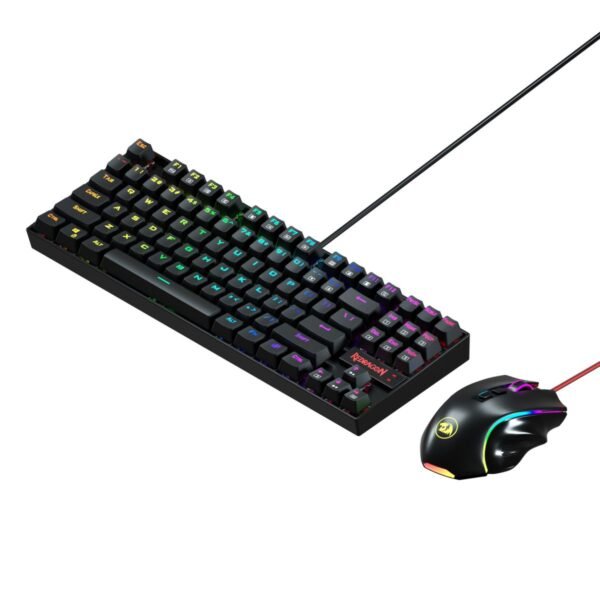 Combo Redragon 2 En 1 K552rgb-ba Kumara + Griffin - Imagen 2