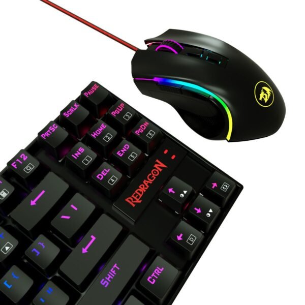 Combo Redragon 2 En 1 K552rgb-ba Kumara + Griffin - Imagen 3