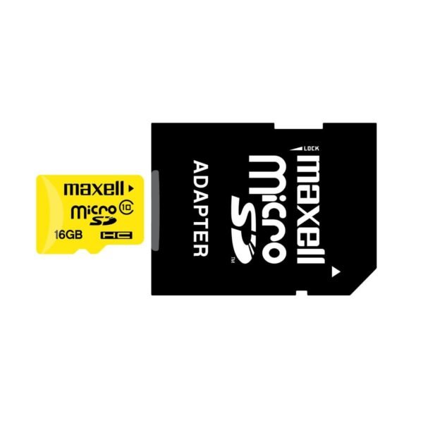 Memoria Micro SD Maxell Hc 16gb C10 Con adaptador - Imagen 2