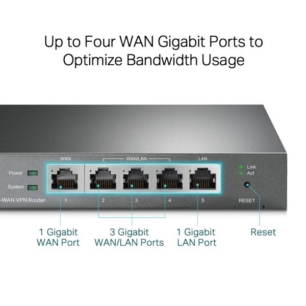 Router Vpn Tp-link Safestream R605 Gbit Multi-wan - Imagen 3