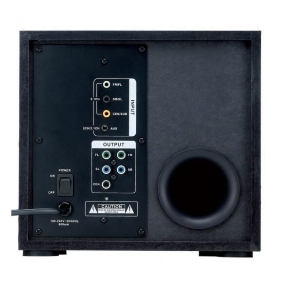 Parlantes 5.1 Genius SW G5.1 3500 80w gamer - Imagen 3