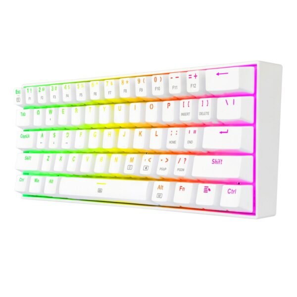 Teclado Mecánico Redragon Dragonborn White K630w-rgb - Imagen 2