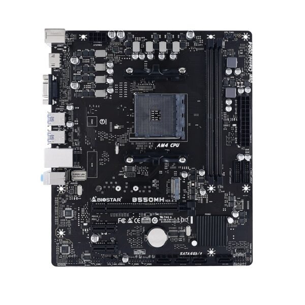 Motherboard Biostar B550MH AM4 - Imagen 2